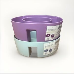 Set of 2 Tumbler Divided‎ Snack Bowls (Fit 40oz Stanley’s)